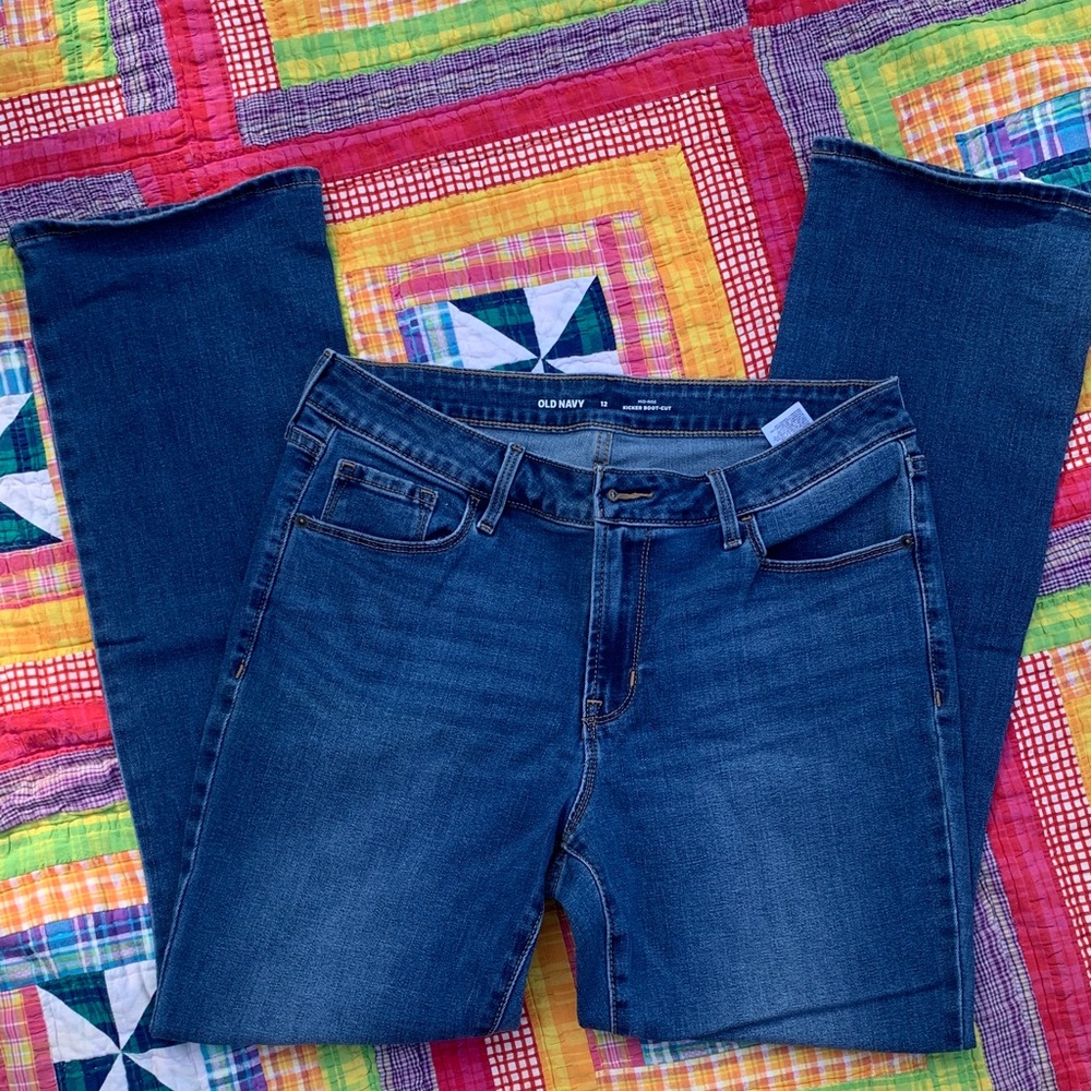 Old Navy Women's Dark Blue Skinny Jeans